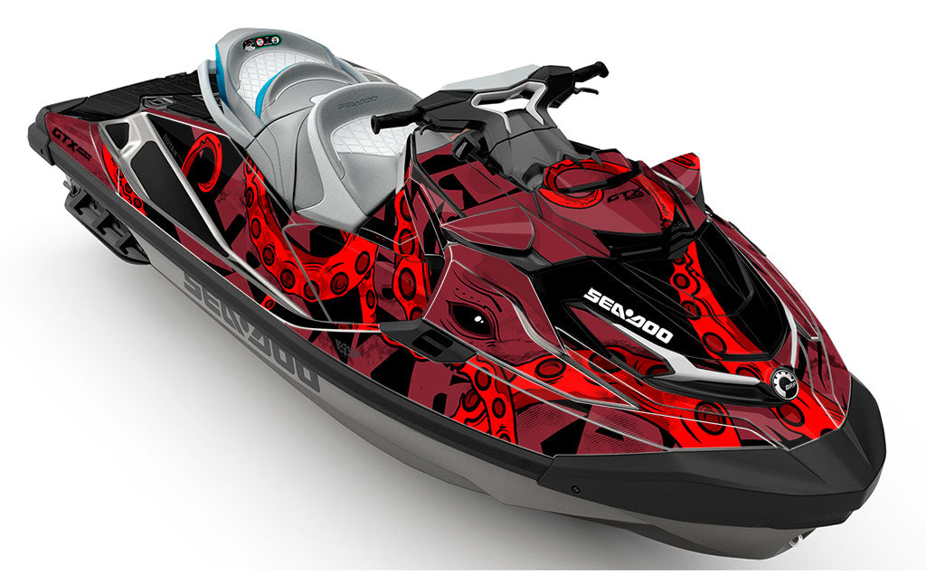 Kraken DrkRed Red Sea-Doo GTX Graphics