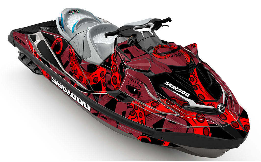 Kraken DrkRed Red Sea-Doo GTX Graphics