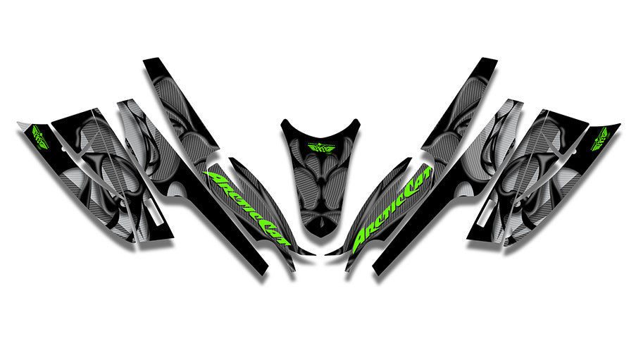 Malleable Skin Arctic Cat Sno Pro Sled Wraps