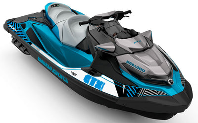 Maze Blue Grey Sea-Doo GTX Graphics