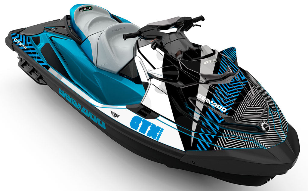 Maze Blue Grey Sea-Doo GTX Graphics