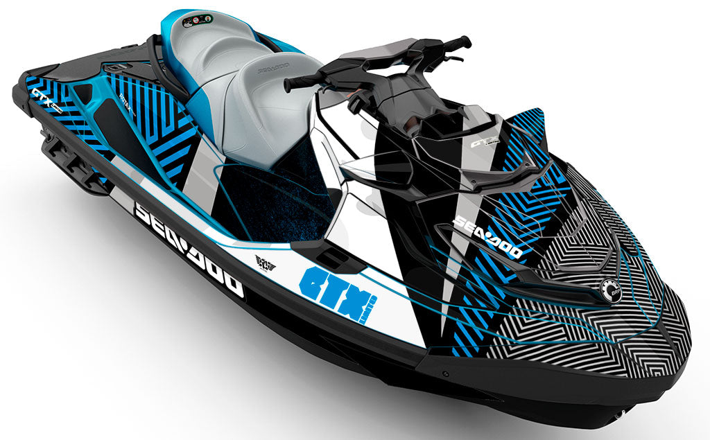 Maze Blue Grey Sea-Doo GTX Graphics