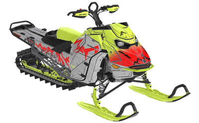 Mentaberry Process Ski-Doo REV Gen5 Mountain Cyan DazzBlue Partial Coverage