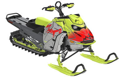 Mentaberry Process Ski-Doo REV Gen5 Mountain Cyan DazzBlue Less Coverage