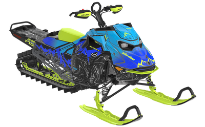 Mentaberry Process Ski-Doo REV Gen5 Mountain VintageYellow Orange Premium Coverage