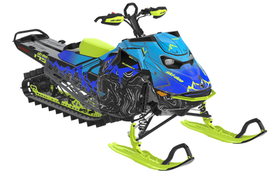 Mentaberry Process Ski-Doo REV Gen5 Mountain VintageYellow Orange Full Coverage