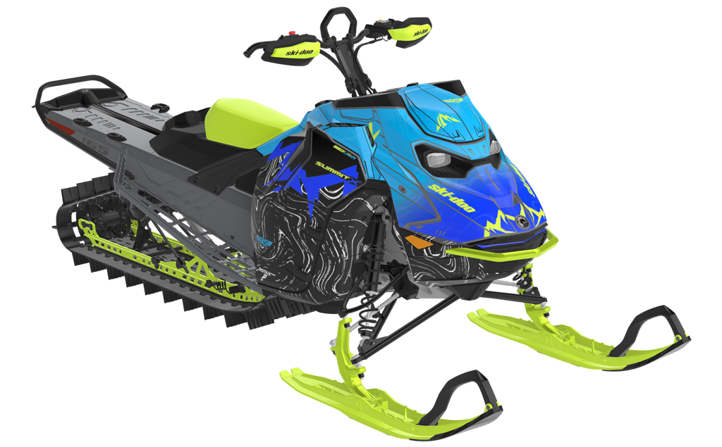 Mentaberry Process Ski-Doo REV Gen5 Mountain VintageYellow Orange Less Coverage