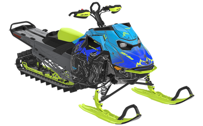 Mentaberry Process Ski-Doo REV Gen5 Mountain VintageYellow Orange Less Coverage