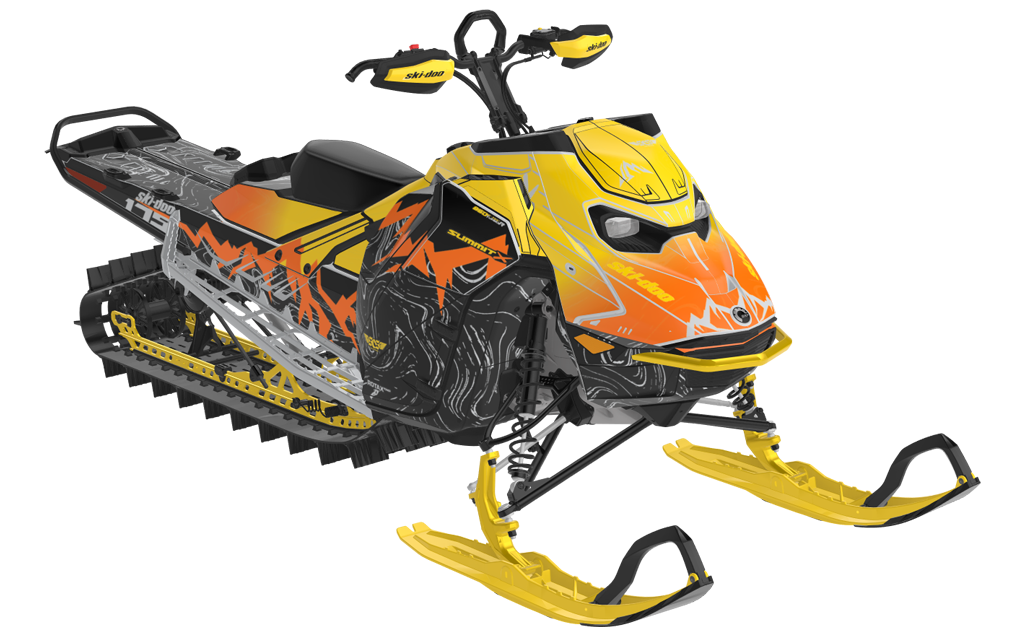 Mentaberry Process Ski-Doo REV Gen5 Sled Wrap Premium Coverage