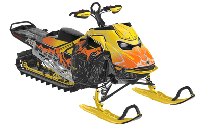 Mentaberry Process Ski-Doo REV Gen5 Sled Wrap Premium Coverage