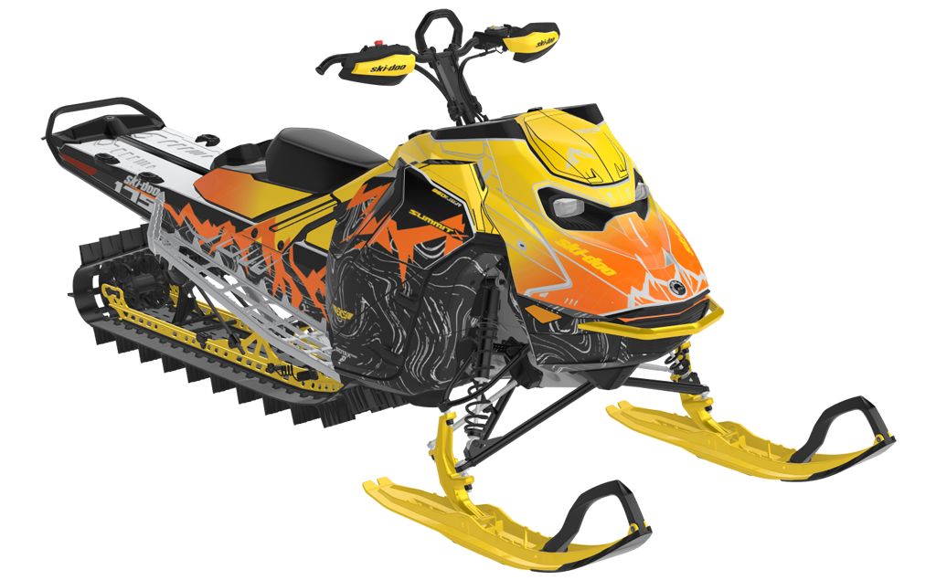 Mentaberry Process Ski-Doo REV Gen5 Mountain Manta Red Full Coverage