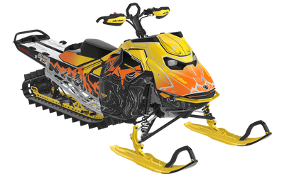 Mentaberry Process Ski-Doo REV Gen5 Sled Wrap Full Coverage