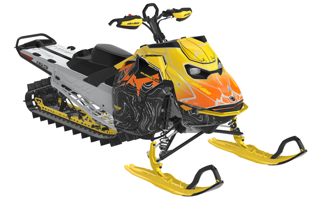 Mentaberry Process Ski-Doo REV Gen5 Mountain Manta Red Less Coverage