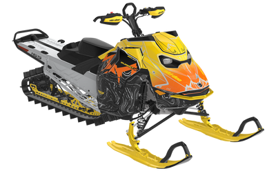 Mentaberry Process Ski-Doo REV Gen5 Mountain Manta Red Less Coverage