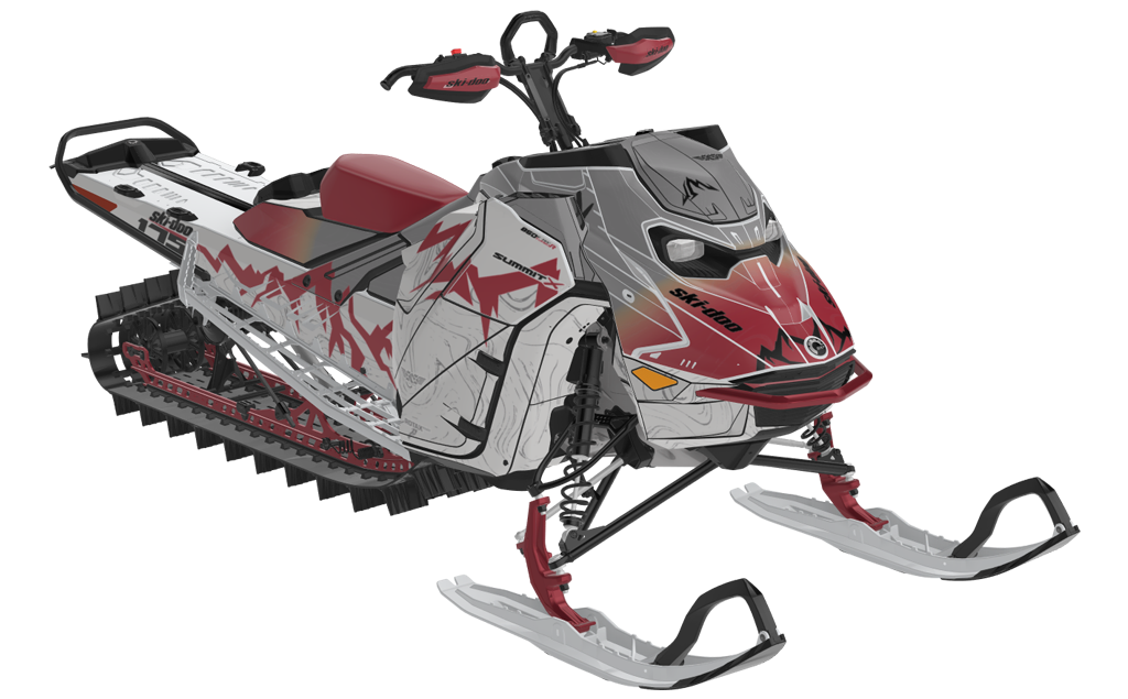 Mentaberry Process Ski-Doo REV Gen5 Mountain Spartan CatGrey Full Coverage