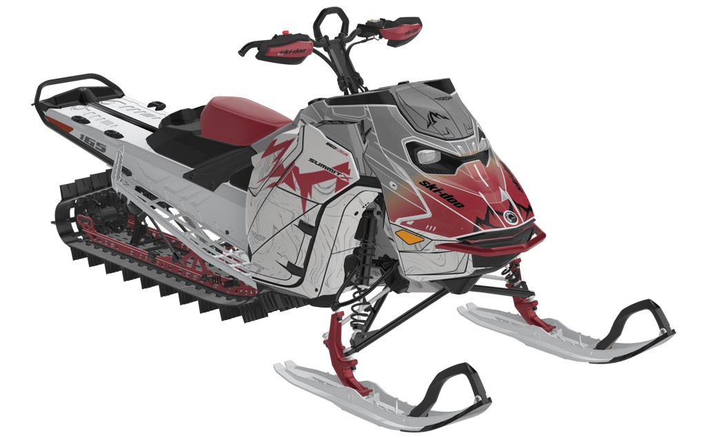 Mentaberry Process Ski-Doo REV Gen5 Mountain Spartan CatGrey Less Coverage
