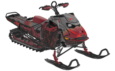 Mentaberry Process Ski-Doo REV Gen5 Mountain Black Spartan Premium Coverage