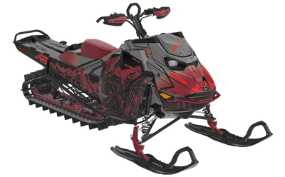Mentaberry Process Ski-Doo REV Gen5 Mountain Black Spartan Full Coverage