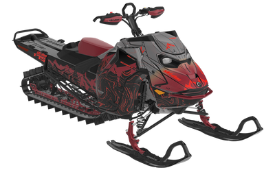 Mentaberry Process Ski-Doo REV Gen5 Mountain Black Spartan Partial Coverage