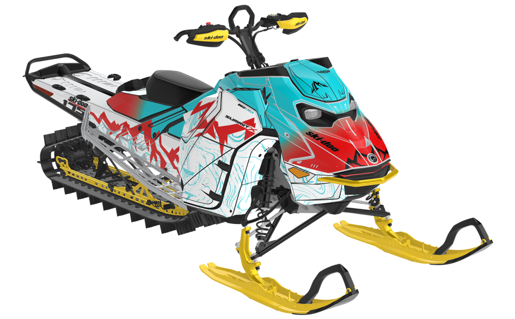 Mentaberry Process Ski-Doo REV Gen5 Sled Wrap Full Coverage