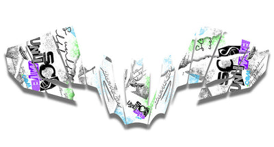 Mental Ward Arctic Cat Sno Pro Racer Sled Wraps
