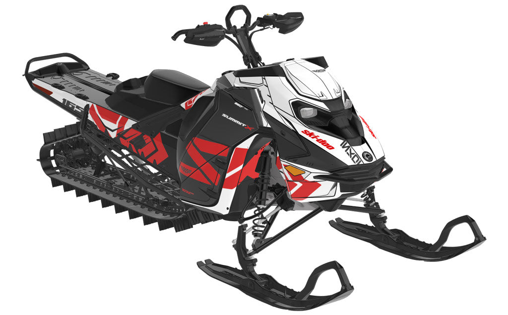 Mixer Ski-Doo REV Gen5 Mountain White Red Partial Coverage