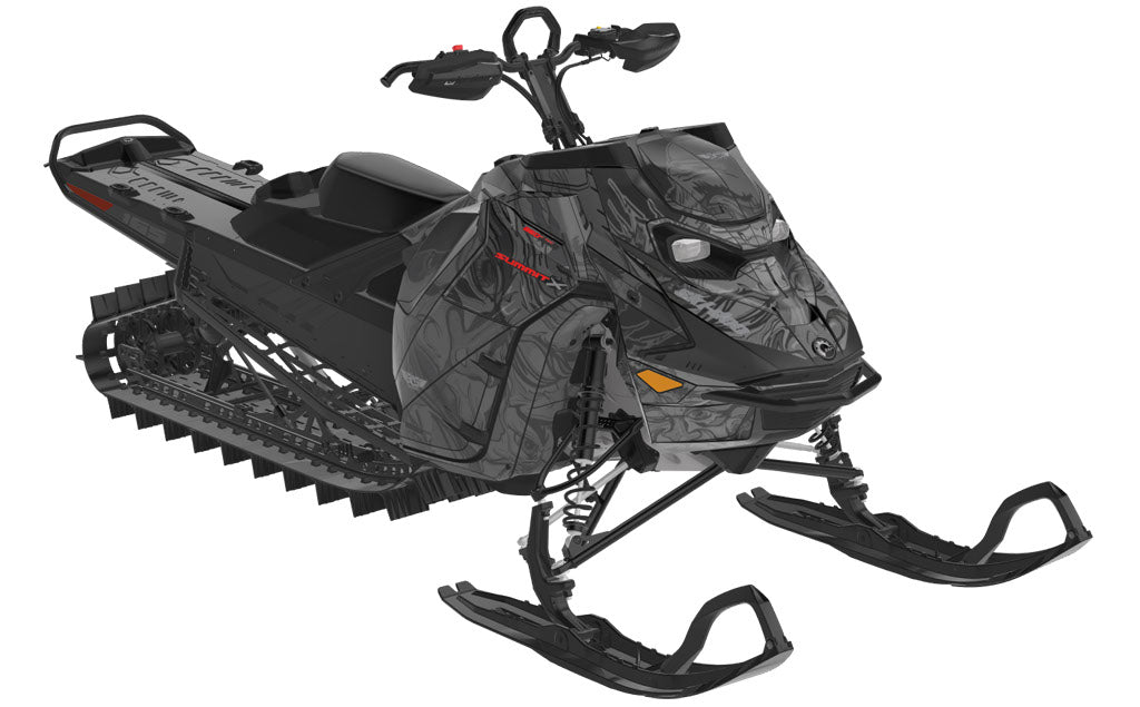 Mr Sinister Ski-Doo REV Gen5 Mountain DrkGrey Black Less Coverage