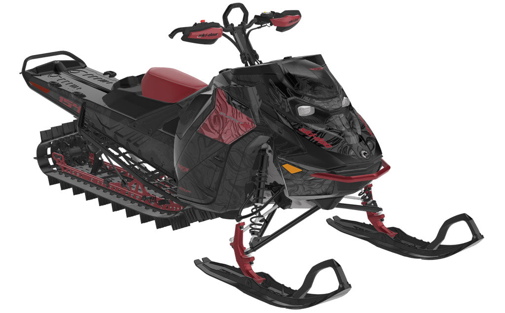 Mr Sinister Ski-Doo REV Gen5 Mountain Black Spartan Partial Coverage