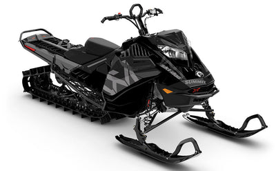 Nixis DrkGrey Grey Ski-Doo REV Gen4 LWH - Summit Full Coverage Sled Wrap