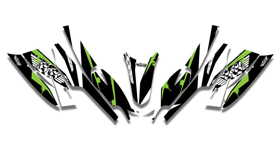 One Arctic Cat Sno Pro Sled Wraps