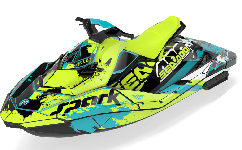 Overtime Sea-Doo Spark Graphics Reef Manta Max Coverage