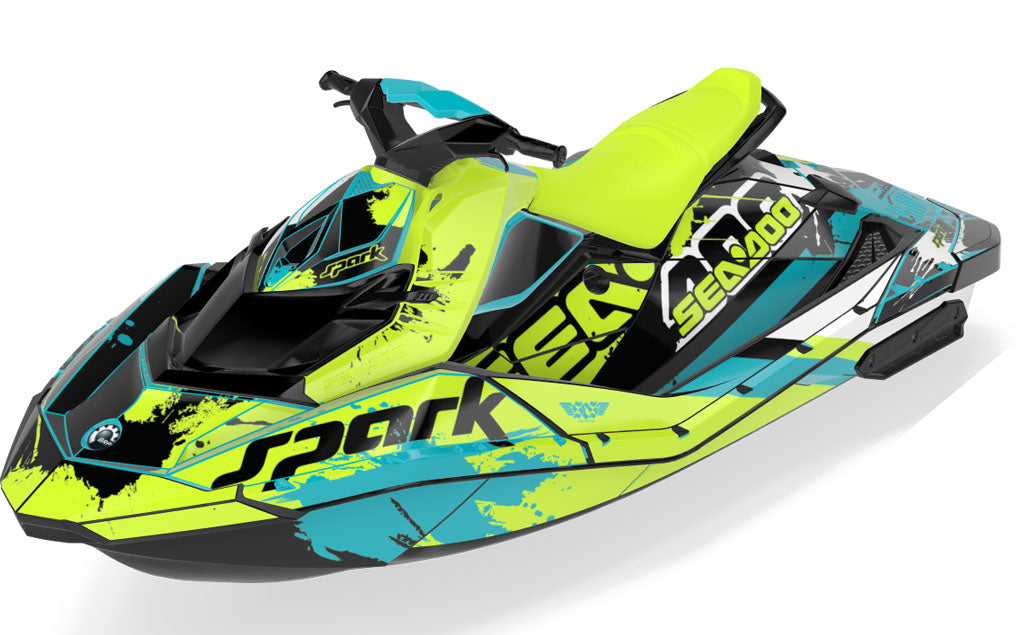 Overtime Sea-Doo Spark Graphics Reef Manta Premium Coverage