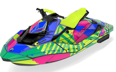 POP Sea-Doo Spark Graphics Manta Pink Full Coverage