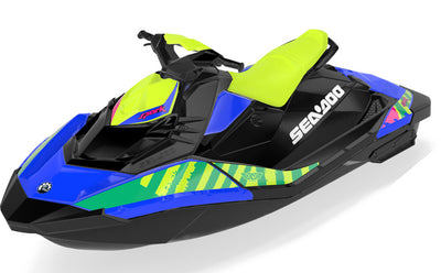 POP Sea-Doo Spark Graphics Reef Green Max Coverage