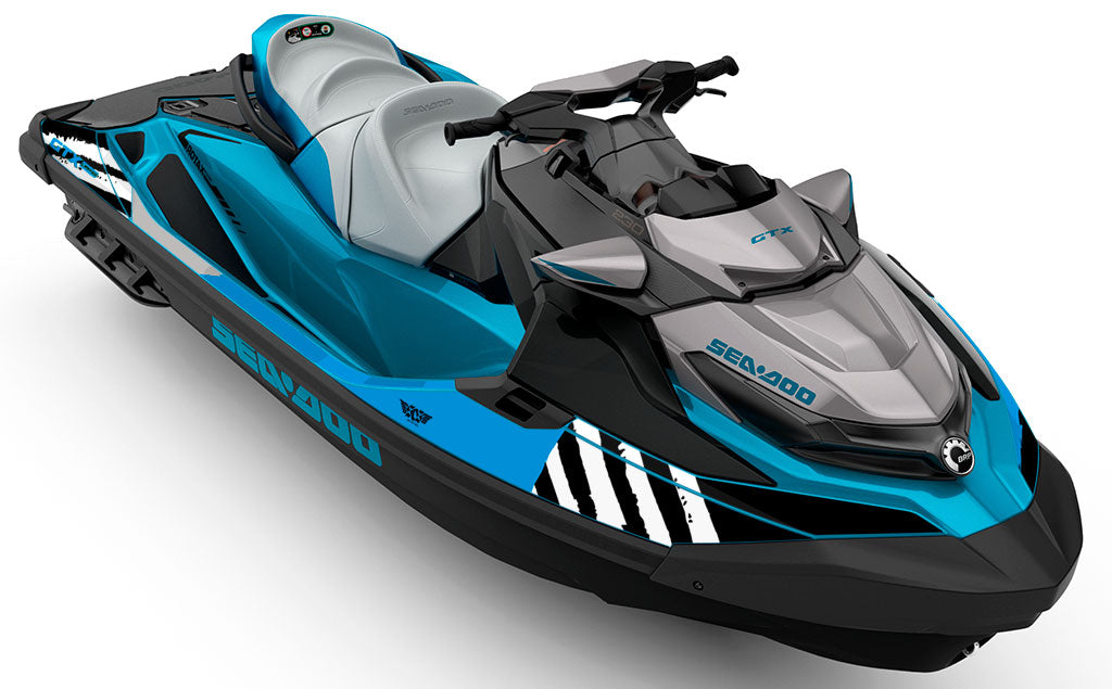 POP Blue Grey Sea-Doo GTX Graphics