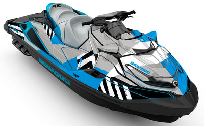 POP Blue Grey Sea-Doo GTX Graphics