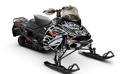 Relic CatGrey Black Ski-Doo REV Gen4 MXZ Full Coverage Sled Wrap