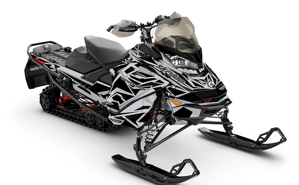 Relic CatGrey Black Ski-Doo REV Gen4 Renegade Full Coverage Sled Wrap