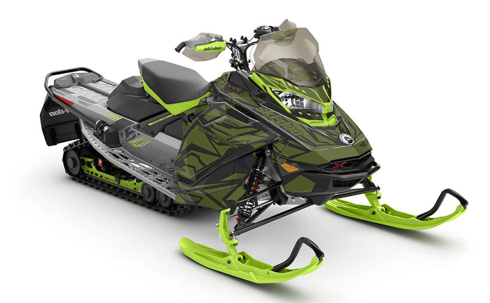 Relic DrkGrey Army Ski-Doo REV Gen4 Renegade Full Coverage Sled Wrap