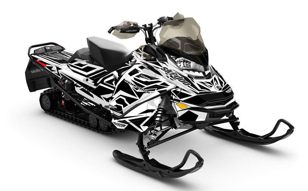 Relic DrkGrey Army Ski-Doo REV Gen4 Renegade Premium Coverage Sled Wrap