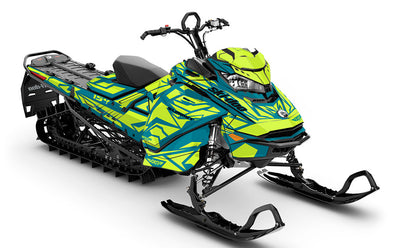 Relic IceBerg Manta Ski-Doo REV Gen4 Summit Full Coverage Sled Wrap