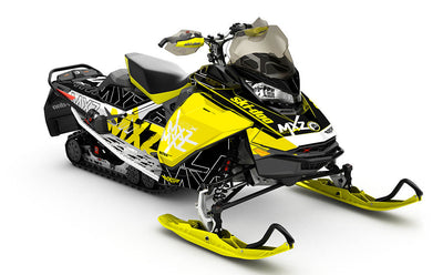 Replay Red White Ski-Doo REV Gen4 MXZ Full Coverage Sled Wrap