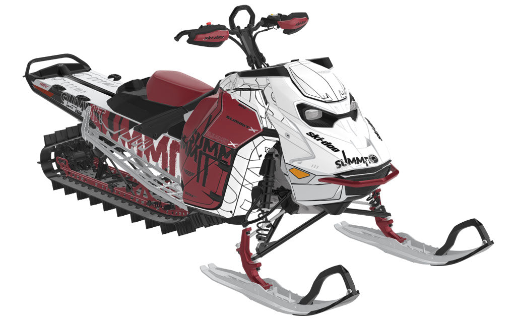 Replay Ski-Doo REV Gen5 Mountain Spartan White Partial Coverage