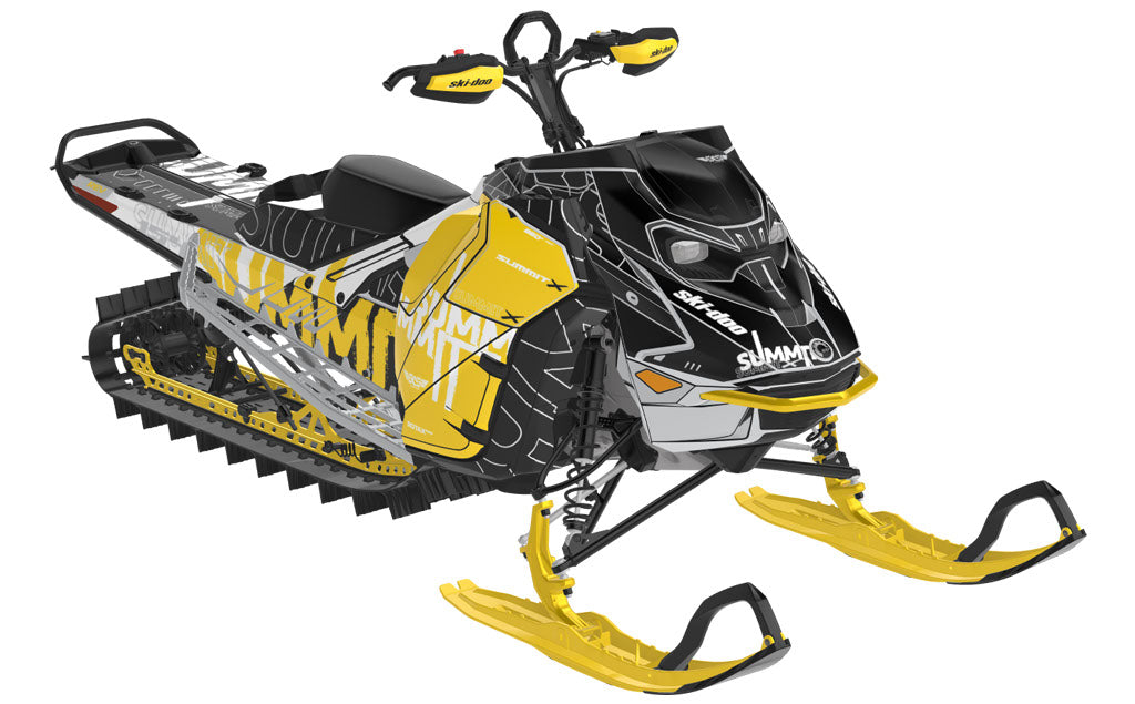 Replay Ski-Doo REV Gen5 Mountain Black VintageYellow Premium Coverage