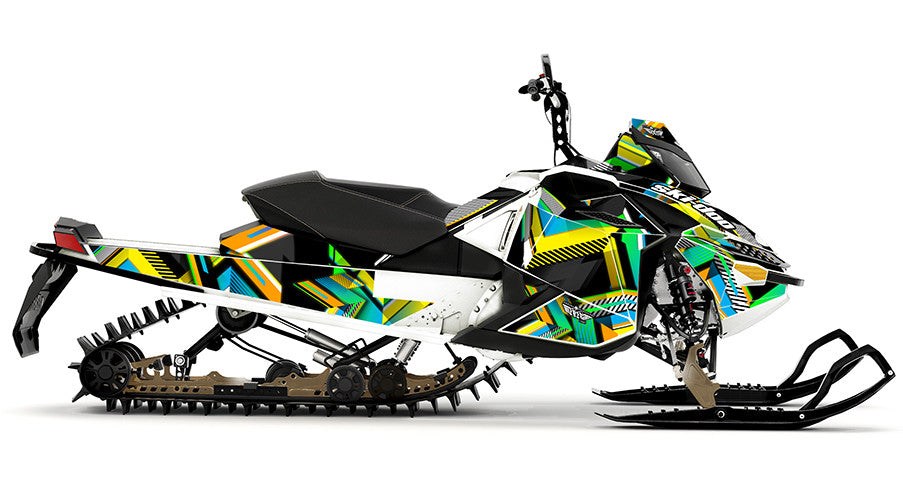 RetroSpect CMYK Ski-Doo REV-XP Sled Wrap