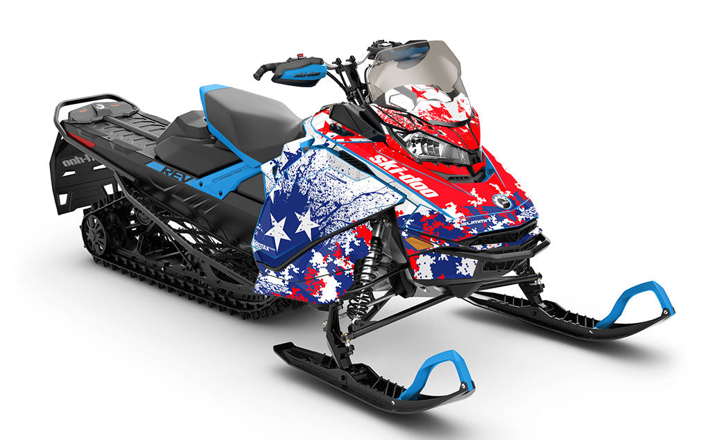 Revert Black Red Ski-Doo REV Gen4 Backcountry Premium Sled Wrap Revert Black Red Ski-Doo REV Gen4 Backcountry Premium Sled Wrap