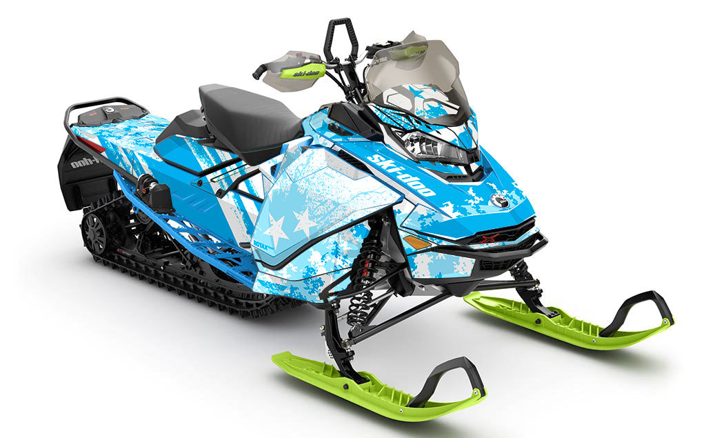 Revert Green Black Ski-Doo REV Gen4 Renegade Premium Coverage Sled Wrap