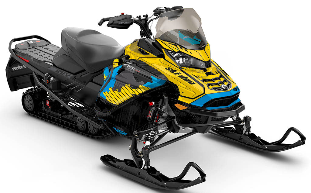 Rogue Army Gold Ski-Doo REV Gen4 Wide Premium Coverage Sled Wrap