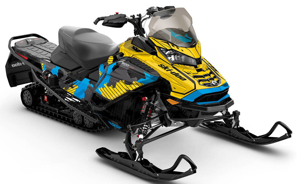 Rogue Army Gold Ski-Doo REV Gen4 Wide Full Coverage Sled Wrap
