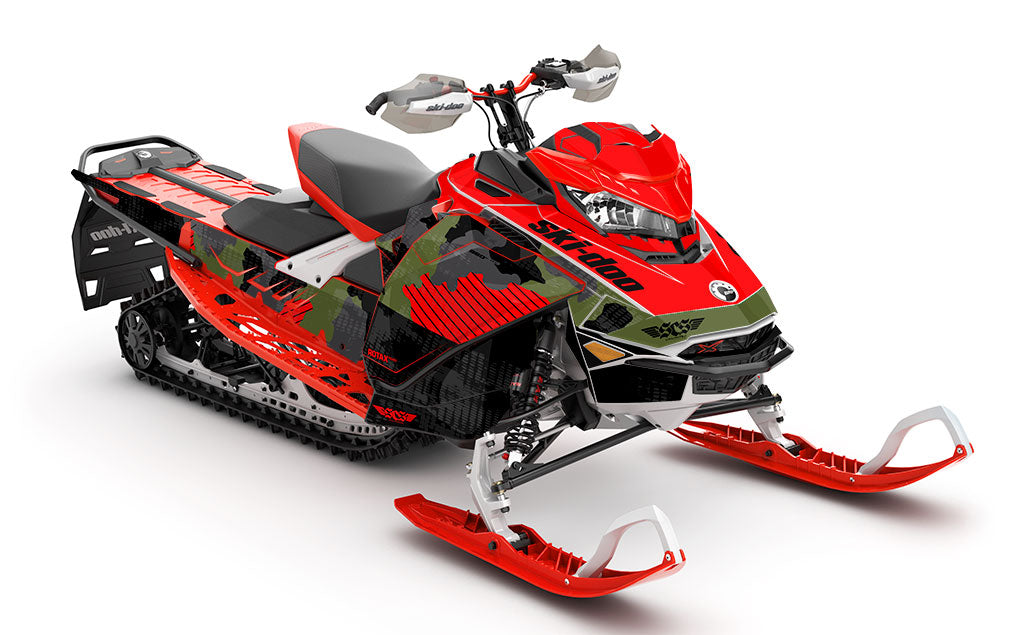 Rogue Orange Gold Ski-Doo REV Gen4 Backcountry Premium Sled Wrap